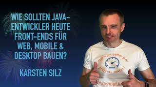 "Java Forum Stuttgart 2021" Pitch by Karsten Silz: Teaser Video