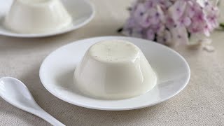 Agar-agar Milk Pudding (So Soft and Silky Smooth) | 燕菜糕牛奶布丁
