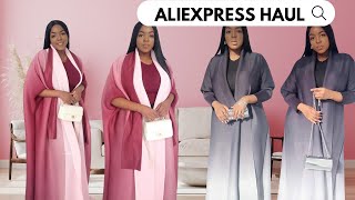 ABAYA Haul| MY FIRST ALIEXPRESS TRY ON HAUL | FREE DELIVERY | IS IT A SCAM?
