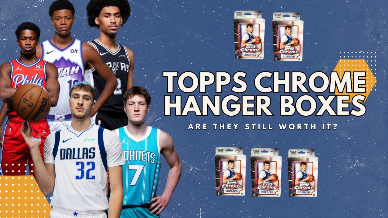 Opening 5 2025-26 Topps Chrome Hanger Boxes Again | Is It Still Worth It? 