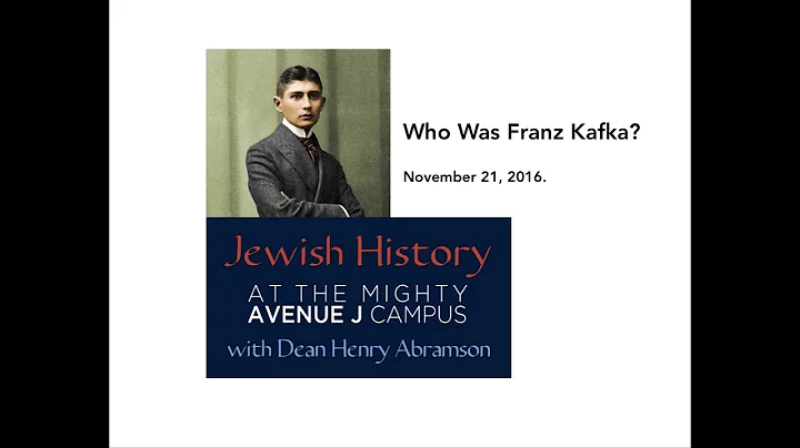 Who Was Franz Kafka? Jewish History @ J Dr. Henry ...