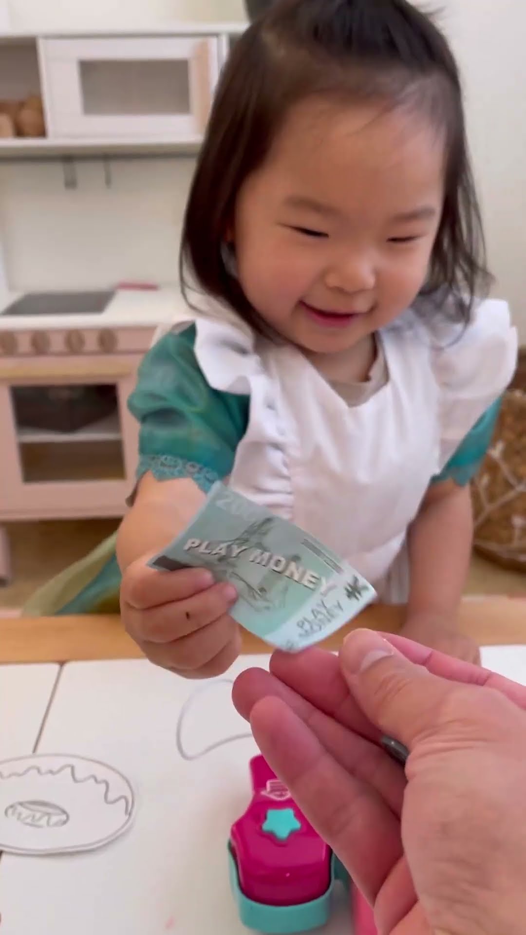 Toddler opens a bakery to sell magical donuts