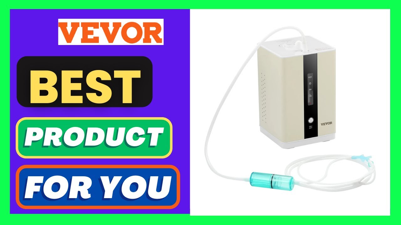 VEVOR Hydrogen Inhalation Machine, 99.99% High Purity