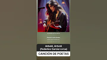 Arbolé Arbolé Federico García Lorca Músicaypoesía Poetasdelmundo Poemainedito 