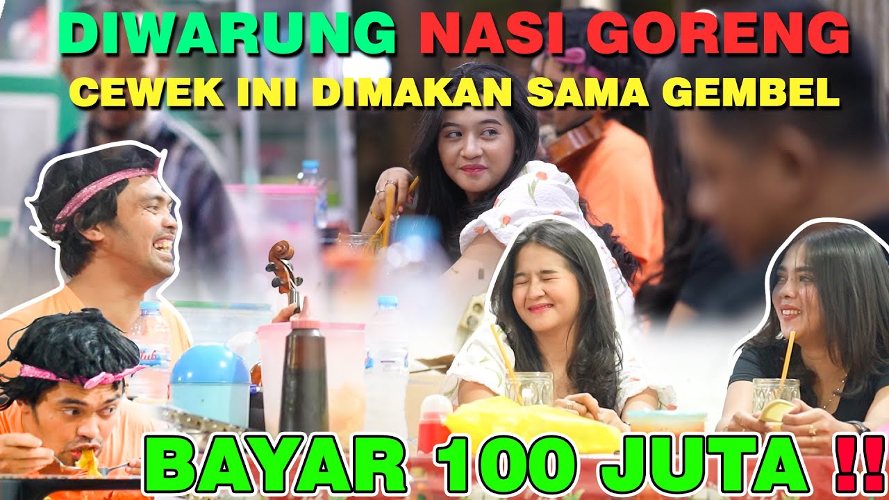 Diwarung Nasi Goreng Cewek Ini Dimakan Sama Gembel, Bayar 100 Juta