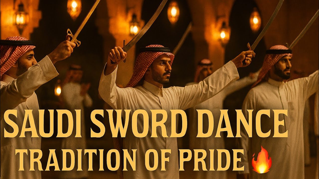 "The Powerful Saudi Arabian Sword Dance – A Tradition of Pride 🇸🇦🔥" 