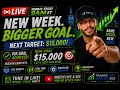 🔥 $10K Complete. New Target: $15k|LIVE NASDAQ Futures Trading | NyOpen | Trading With David | 305