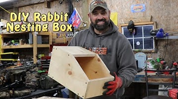 DIY Rabbit Nesting Box ~ Cheap And Easy!