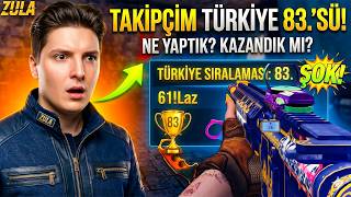 TAKİPÇİM TÜRKİYE 83.'SÜ ÇIKTI! (HAYATIMIN ŞOKU)