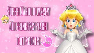 SUPER MARIO ODYSSEY  all peach cutscenes