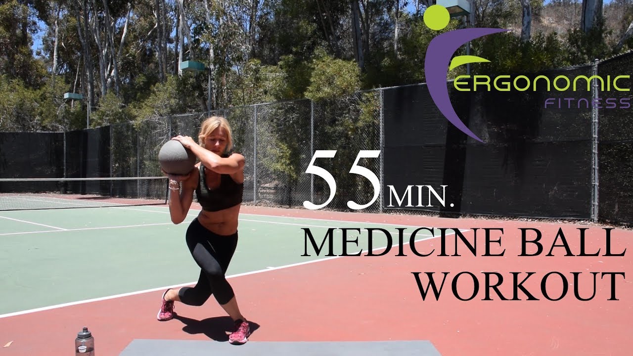 55 MINUTE MEDICINE BALL WORKOUT YouTube