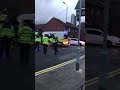 Everton fans clash with millwall supporters