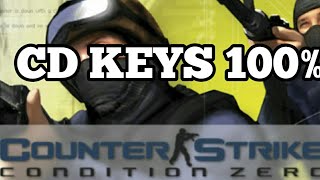 counter strike condition zero ii cd key