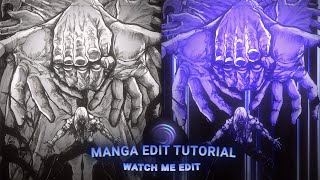 Manga Edit Tutorial | Alight motion ( Preset)