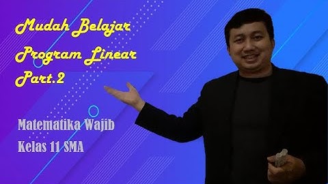 Materi & Contoh Soal Program Linear Part 2