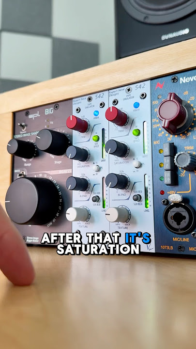 My “Almost” Entirely Analog Mix Bus Chain… #homestudio #mixing #studio #mastering #producer #gear
