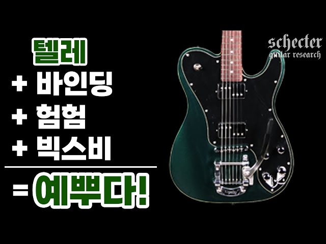 Feel the charm completely different from the Telecaster | Schecter