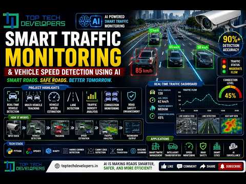 Car speed,lane and distance detection by using Opencv