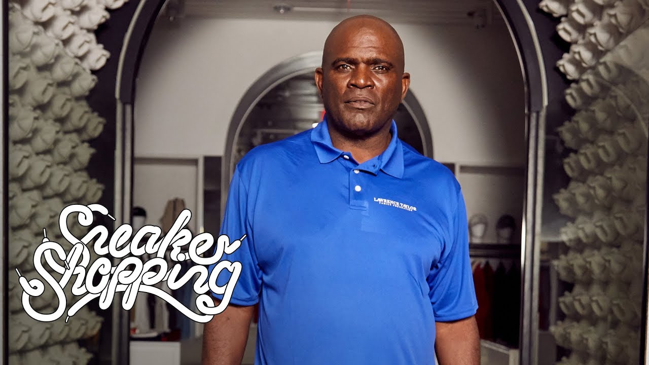 Lawrence Taylor Goes Sneaker Shopping With Complex