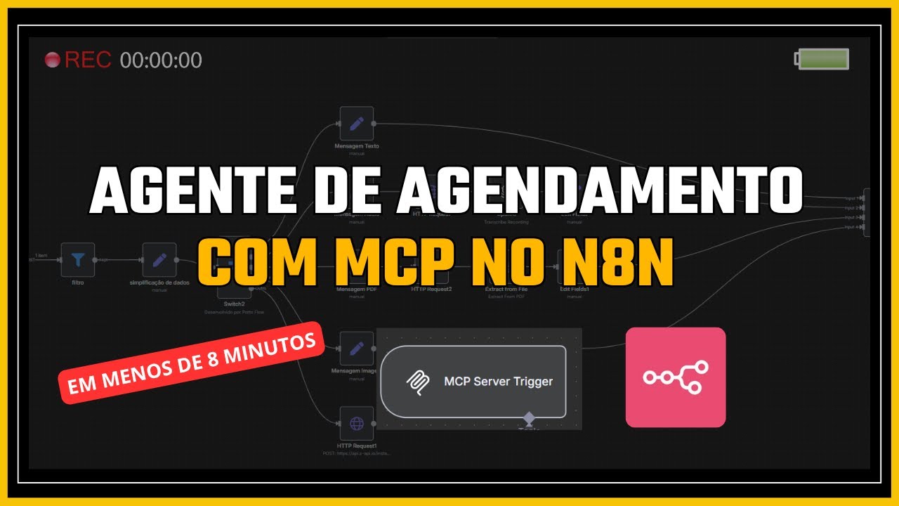 Crie um Agente de Agendamento com MCP no N8N - YouTube