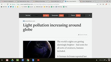 Chrome Extensions - Mercury Reader