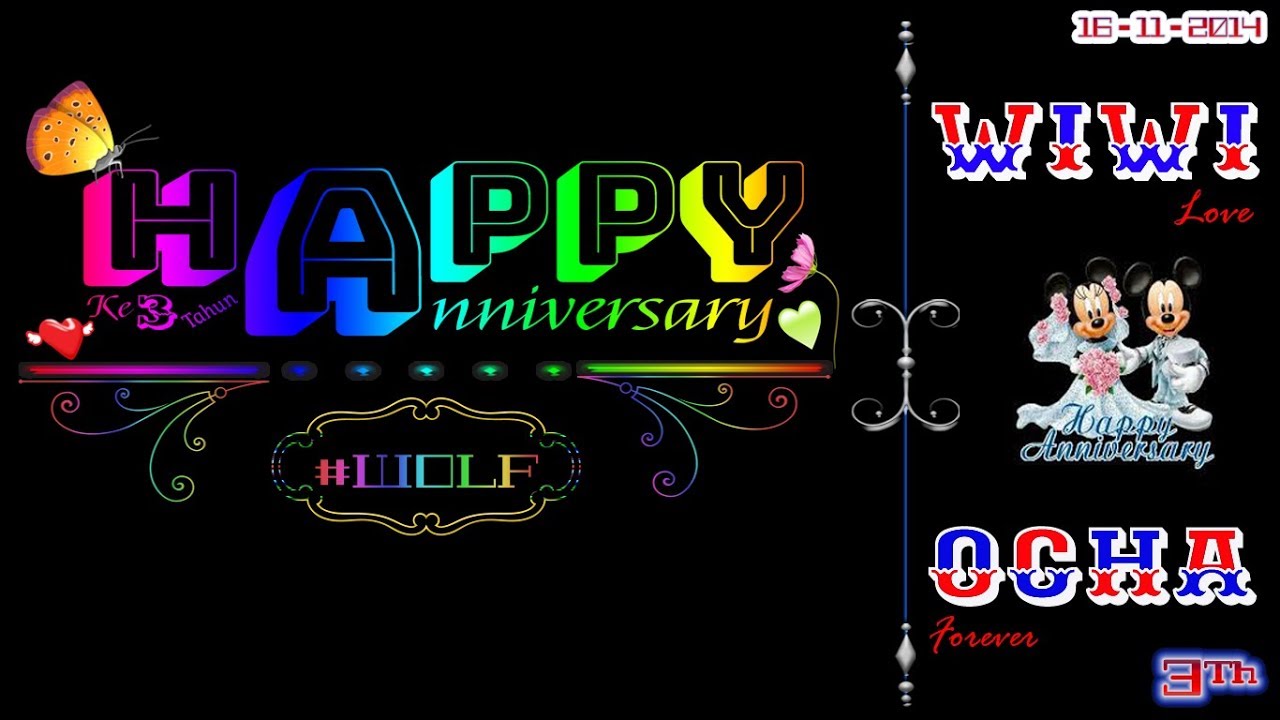 Happy Anniversary Ke 3 Tahun YouTube