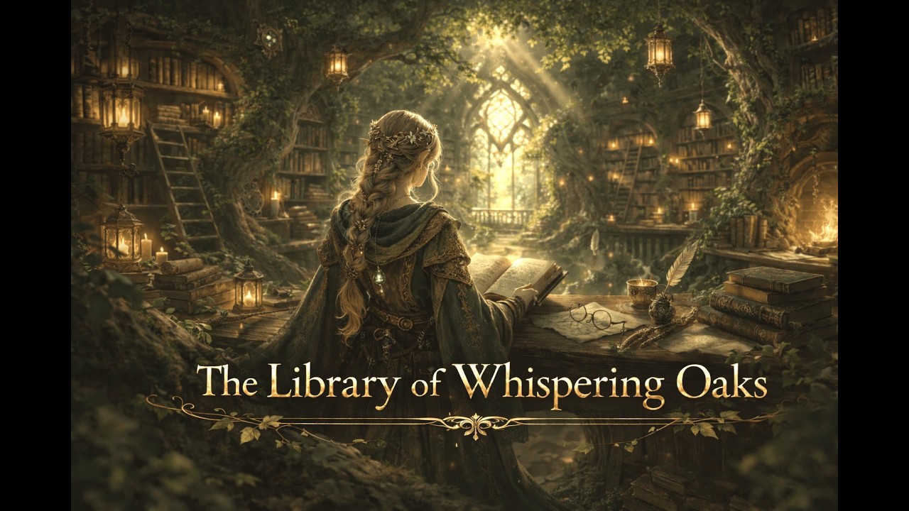 The Library of Whispering Oaks – Calm Celtic Fantasy Music (No Lyrics)
