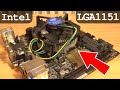 How To Install CPU Intel LGA1151 and Fan - i3 6100