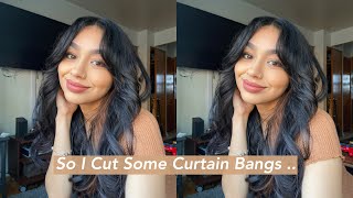 diy curtain bangs (followed brads tutorial and ...lol)