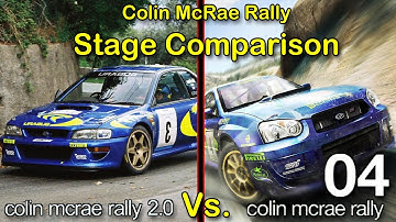 Colin McRae Rally Stage Comparison (CMR 2.0 Vs. CMR 04)