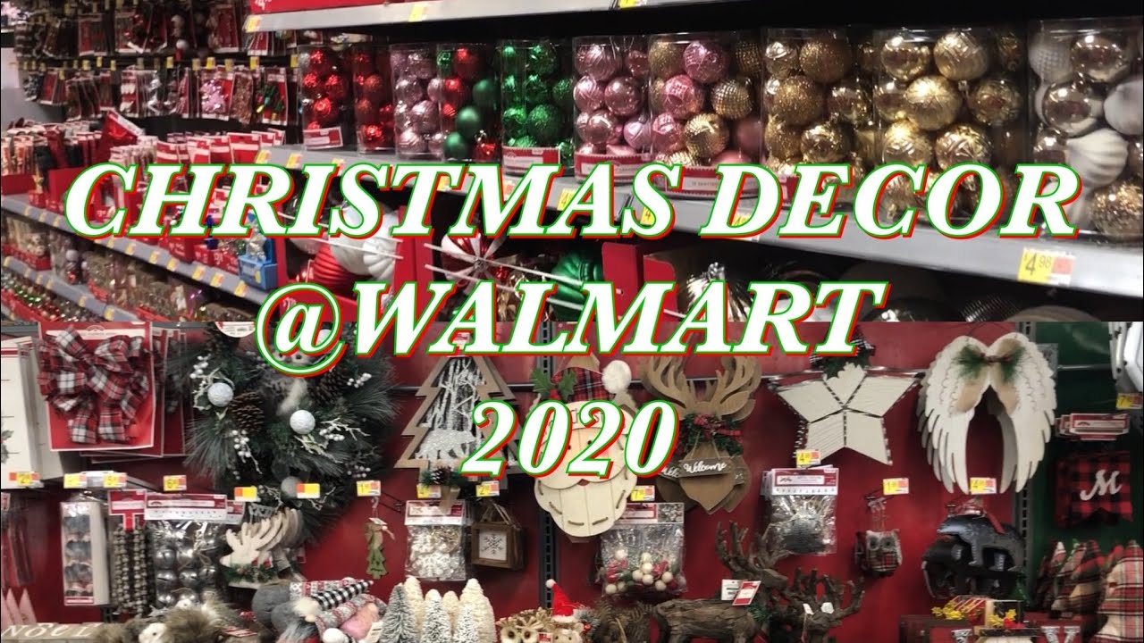 CHRISTMAS DECORATIONS @WALMART  YouTube