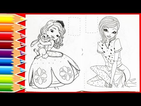 TÔ MÀU CÔNG CHÚA TIÊN CÁ, LỌ LEM, BẠCH TUYẾT... Coloring princess lovely (Chim Xinh)