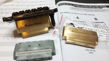 Ibanez Edge Pro - Installing a Brass Block