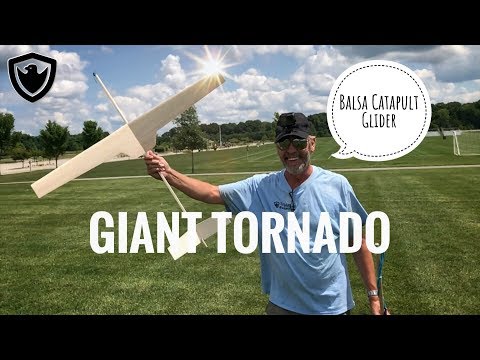 Our Biggest Catapult Glider Ever (Tornado 36 - "F3")