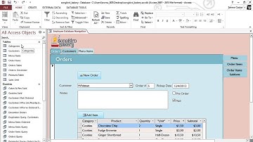 Access 2013  Working with Databases