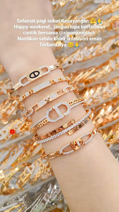 Selamat pagi sobat Kesayangan   Happy weekend,,, yuk guys mari berburu fashion emas cantik