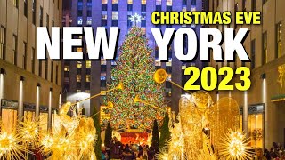New York City LIVE Manhattan Christmas Eve 2023 (December 24, 2023)