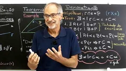 Qual é o postulado de Euclides ou das retas paralelas?