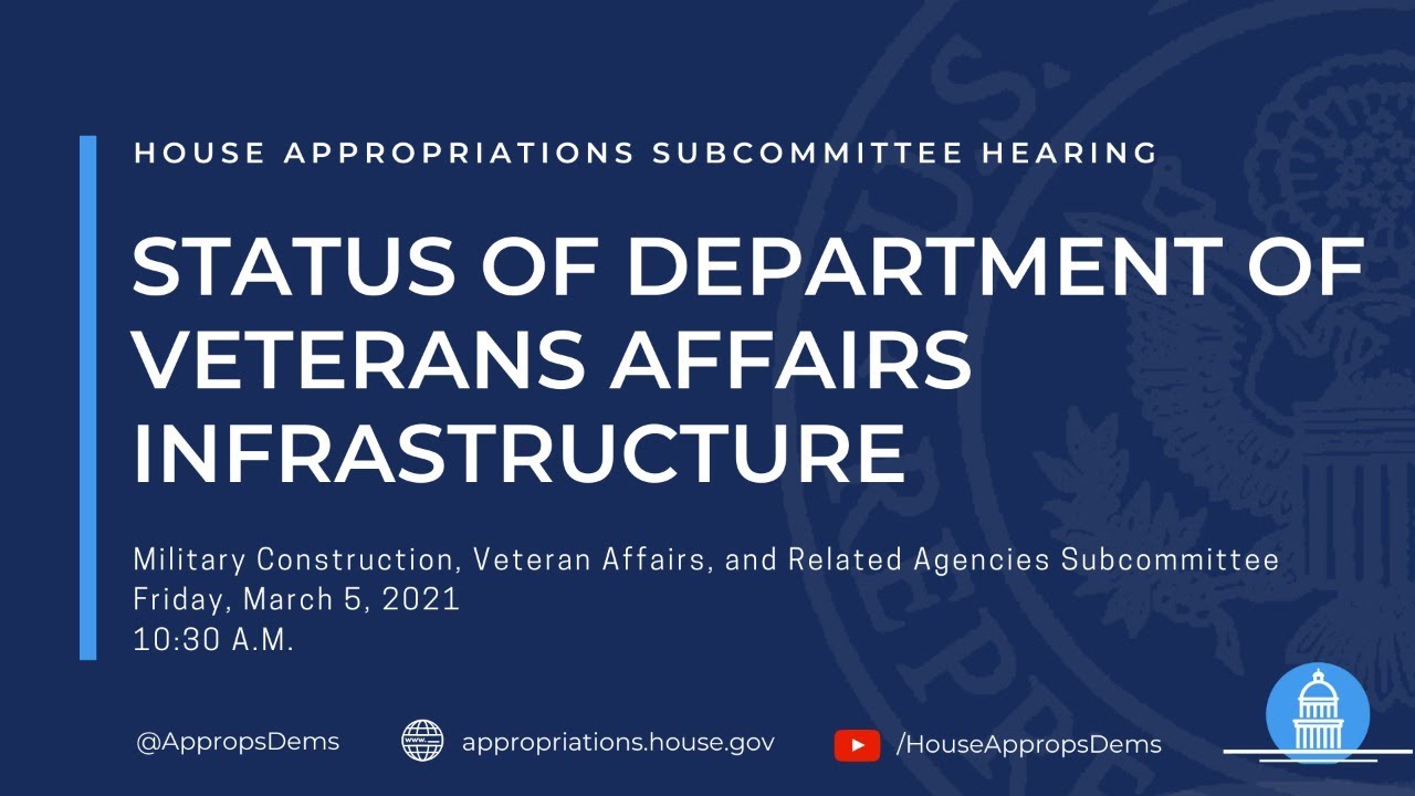 Status of Department of Veterans Affairs Infrastructure (EventID=111272)