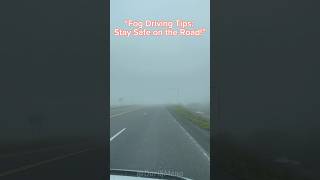 Fog Driving Tips: Stay Safe on the Road! #roadtrip #safty #roadsafty