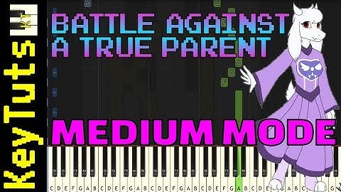 Learn to Play Battle Against A True Parent from Storyshift (Undertale AU) - Medium Mode