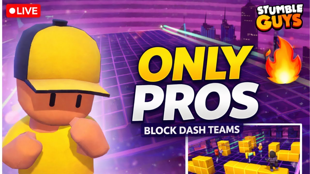 BLOCK DASH TEAM WITH SUBSCRIBERS & LATER FUN TIME || STUMBLE GUYS LIVE 