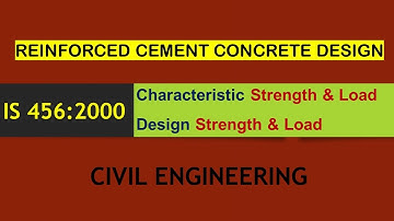 Characteristic Strength | Characteristic Load || Design Strength | Design Load