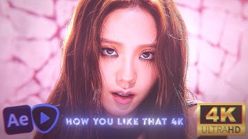 How you like that twixtor 4k ae + topaz #twixtor #4k #ae #blackpink #howyoulikethat