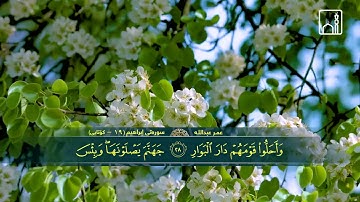 سورة ابراهيم - تلاوة حزينة | عمر عبدالله سلطان