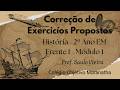 Correção de EP - 2º Ano EM: Fr.1 / Mód. 1