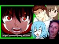 I Showed YouTubers The Worst Anime Clips Ever - (ft Wolfychu, Emirichu, CDawgVA, Gibi ASMR etc)