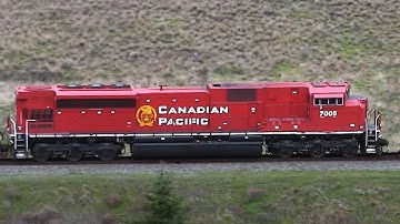 Trains In The Canyon Working Hard Twisting Thru Sharp Railroad Curves, CP SD70ACUs, DPUs, and More!