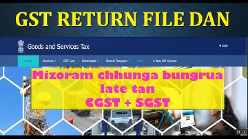 GST Return File Dan | CGST & SGST
