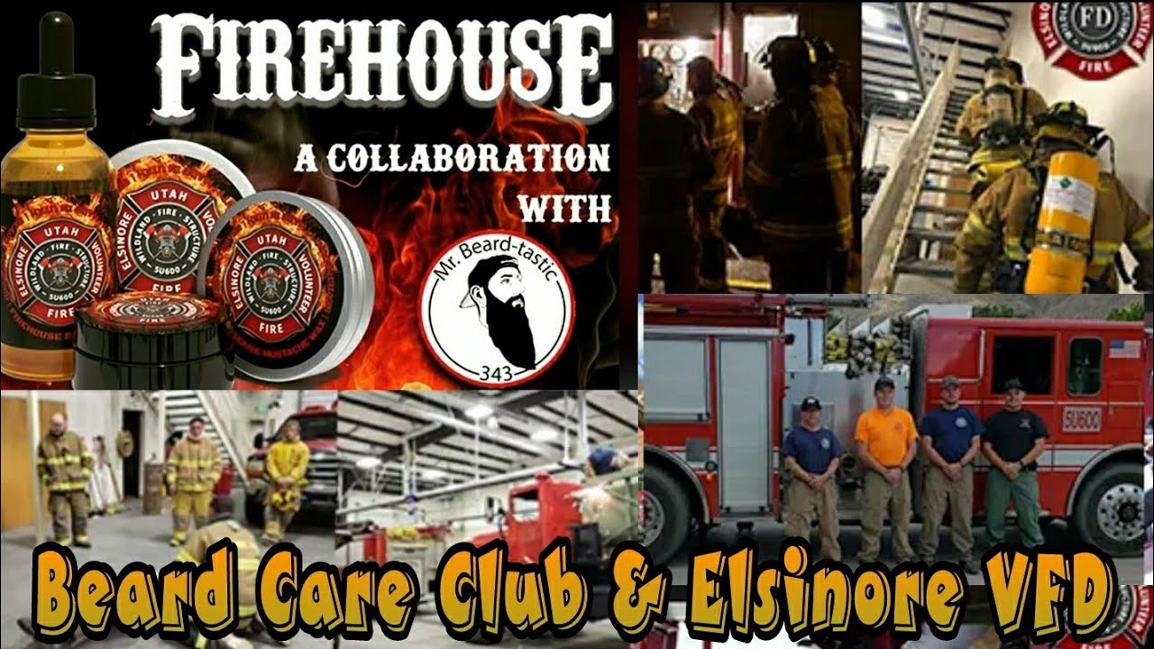Beard Care Club Elsinore Volunteer FD Collaboration FIREHOUSE BEARD